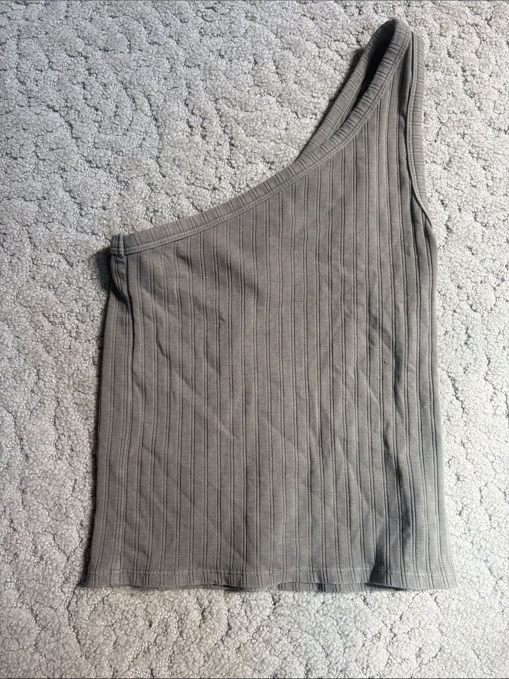 American Eagle Green One Shoulder Tank